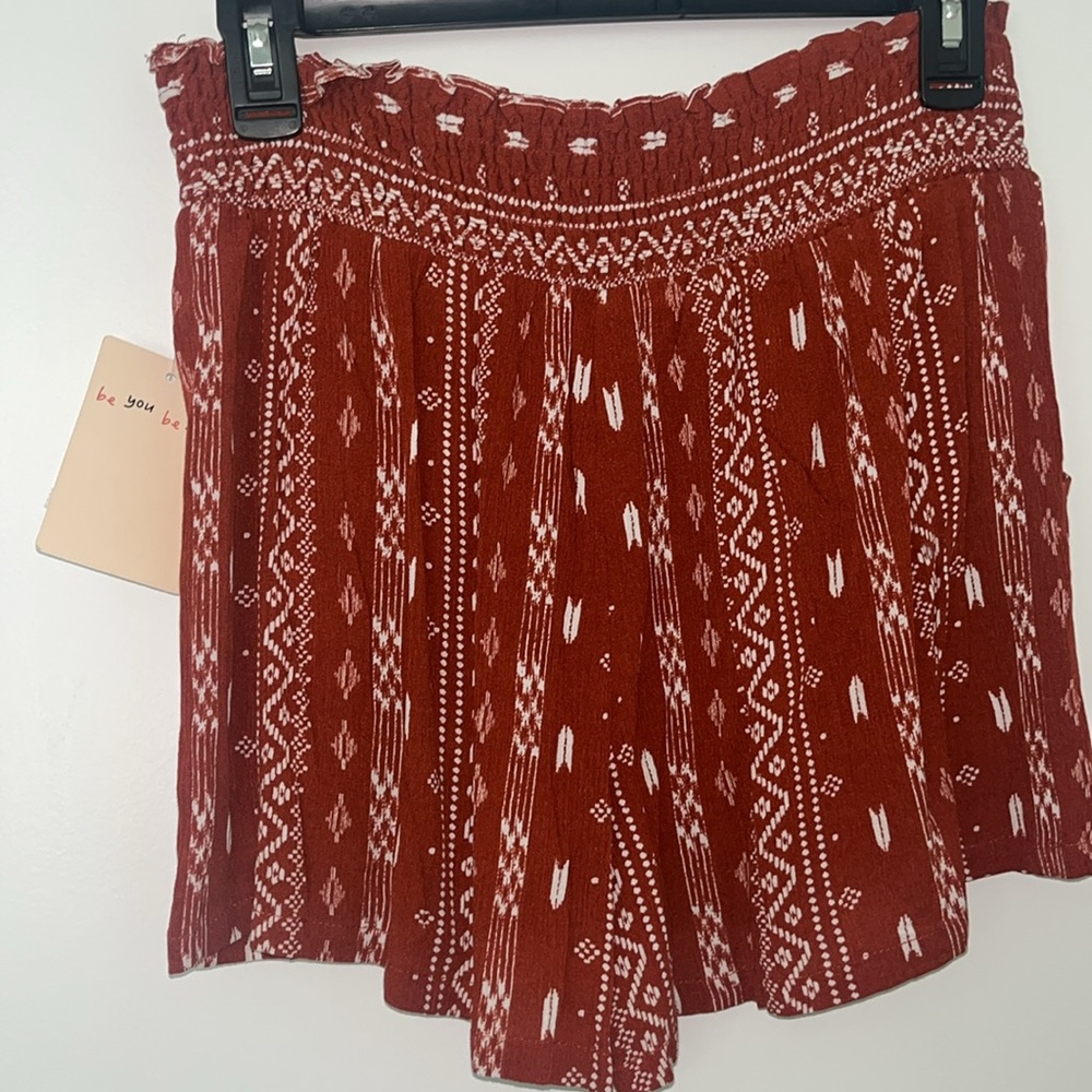 Aztec Pattern Soft Shorts